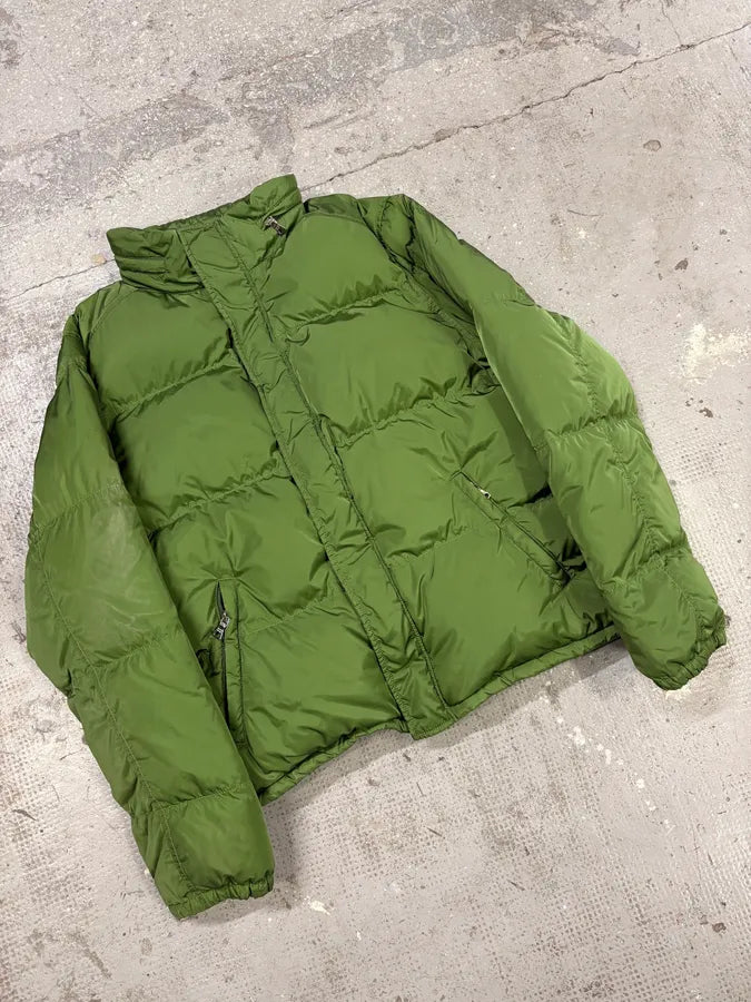 2000s Prada Olive Linea Rossa Puffer Jacket (L) xZgLGZi 4