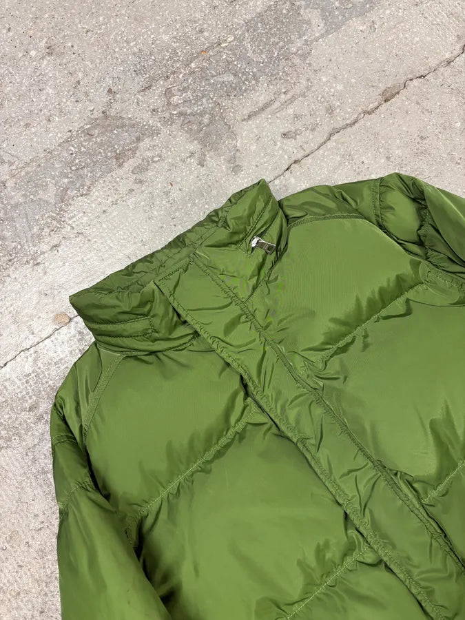 2000s Prada Olive Linea Rossa Puffer Jacket (L) xZgLGZi 5
