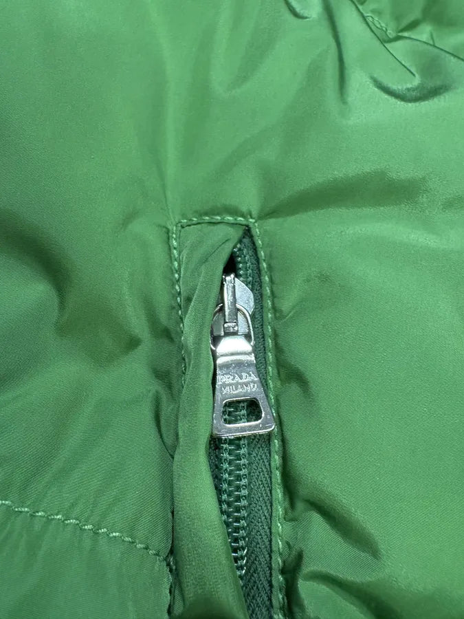 2000s Prada Olive Linea Rossa Puffer Jacket (L) xZgLGZi 7