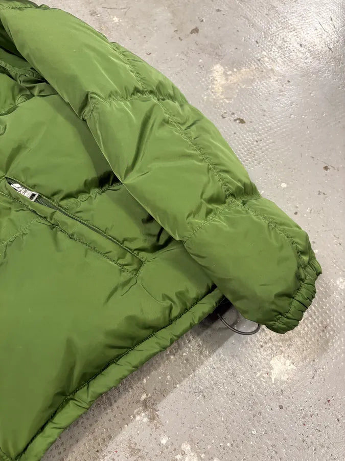 2000s Prada Olive Linea Rossa Puffer Jacket (L) xZgLGZi 8