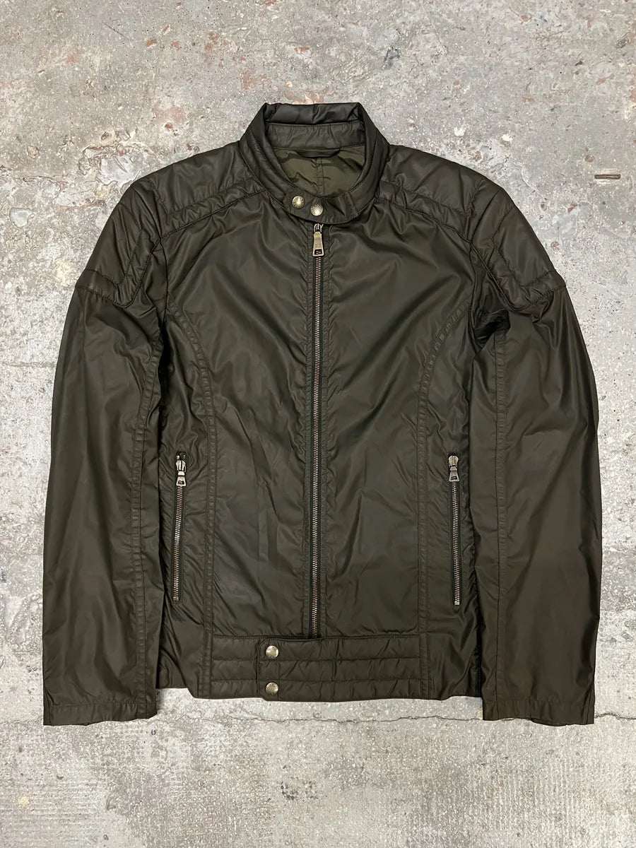 2000s Prada Olive Military Padded Linea Rossa Jacket (M) 0