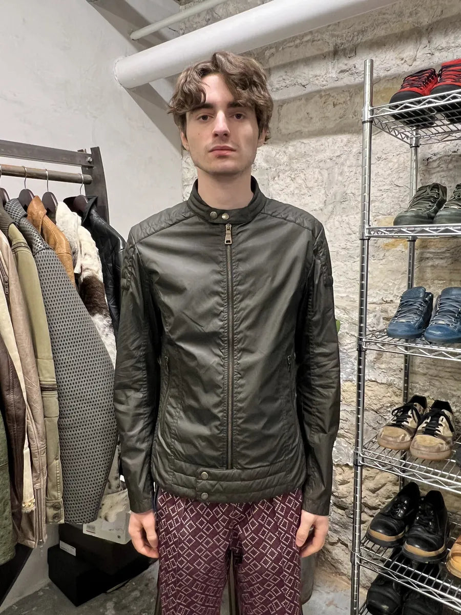 2000s Prada Olive Military Padded Linea Rossa Jacket (M) 2