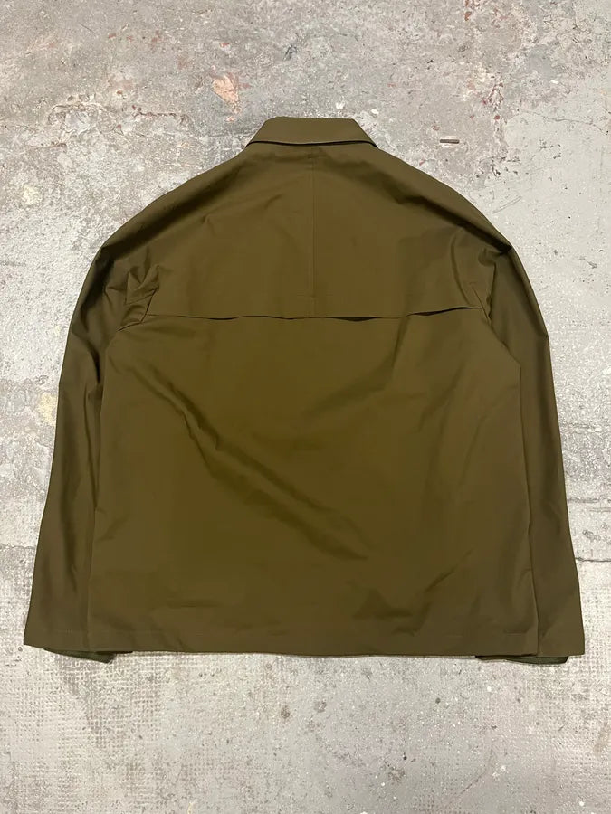 2000s Prada Olive Nylon Tactical Light Coach Jacket (XL) 3