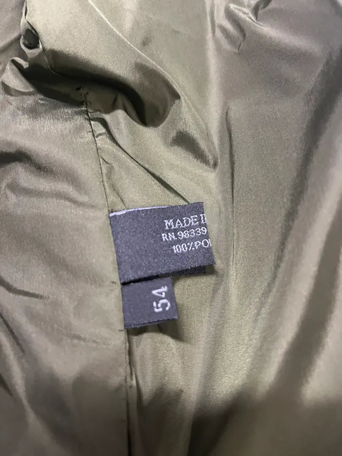 2000s Prada Olive Nylon Tactical Light Coach Jacket (XL) 7