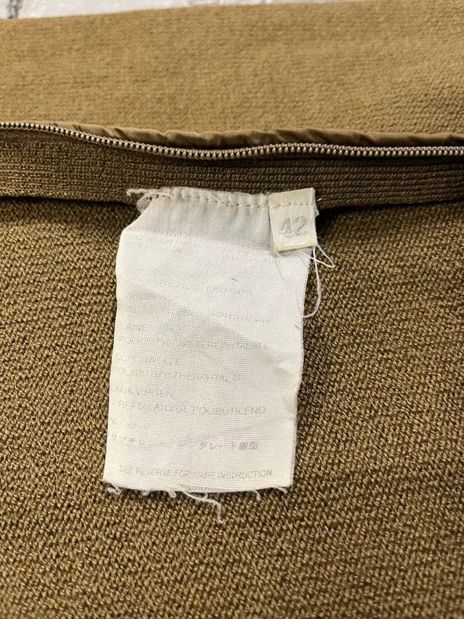 2000s Prada Olive Side Zips Turtleneck (S/M) 7