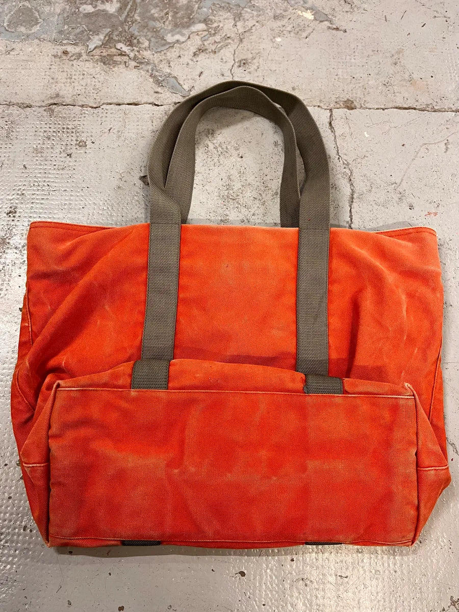 2000s Prada Orange Canvas Handle Bag kyIHSiG 4