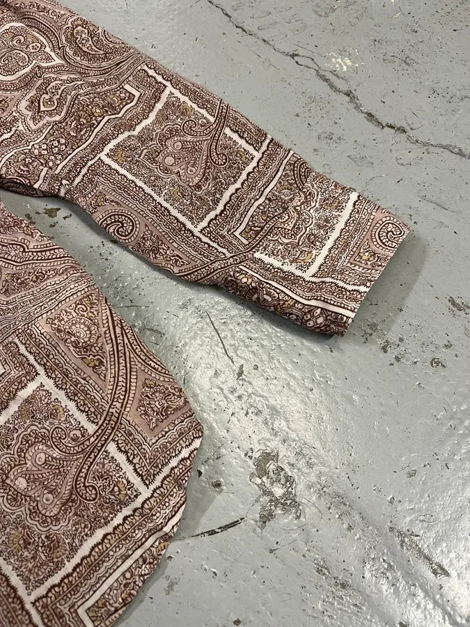 2000s Prada Paisley Contemporary Shirt YDutIQE 5