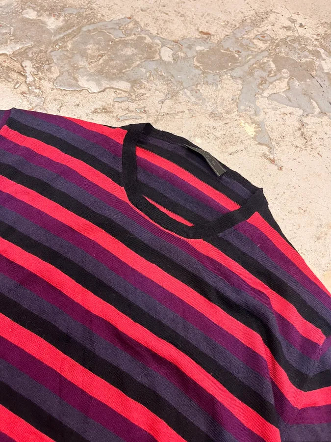2000s Prada Pink & Purple Striped Sweater dlvMgZT 4