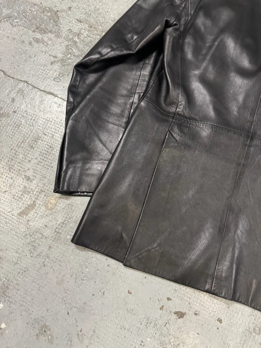 2000s Prada Premium Blazer Lamb Leather Jacket VJnPeih 11
