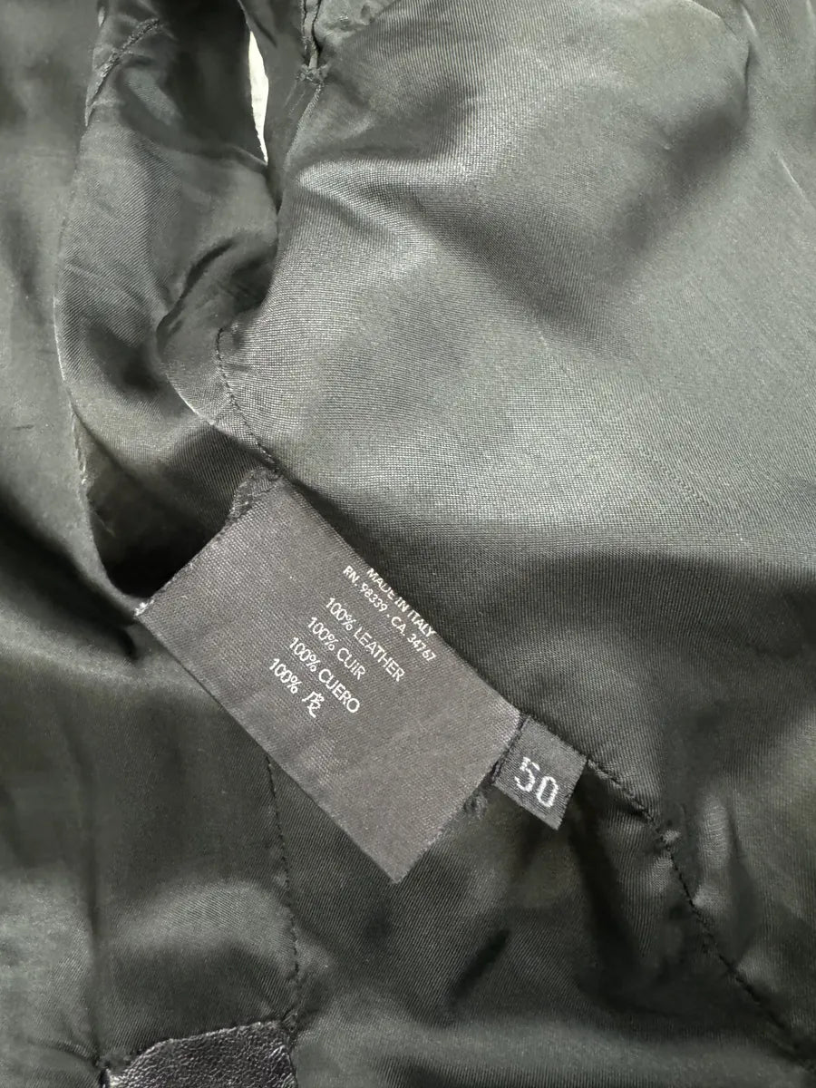 2000s Prada Premium Blazer Lamb Leather Jacket VJnPeih 9