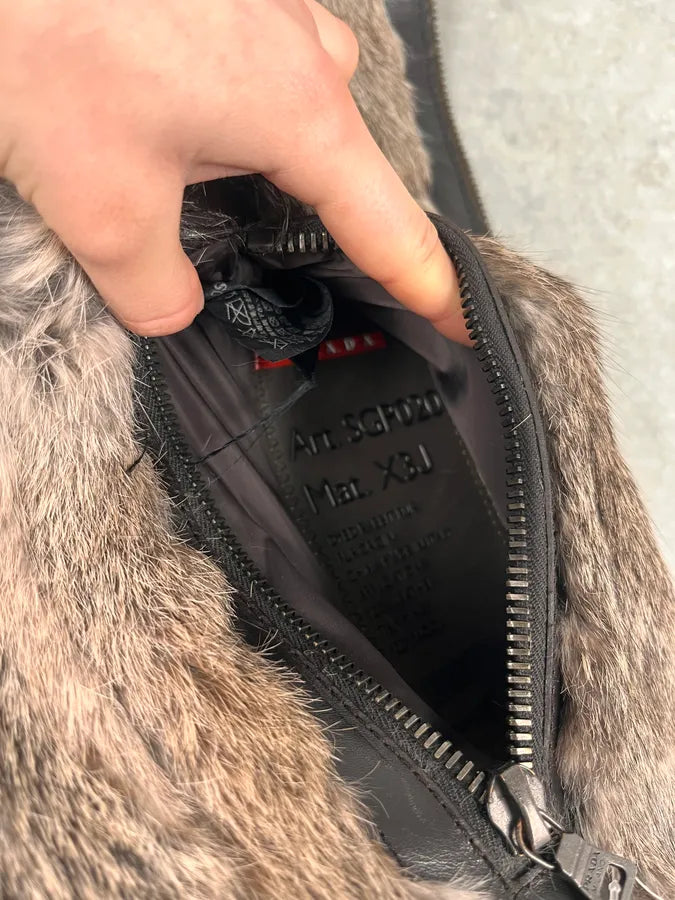 2000s Prada Premium Fur Reversible Brown Leather Jacket AKXtEMe 15