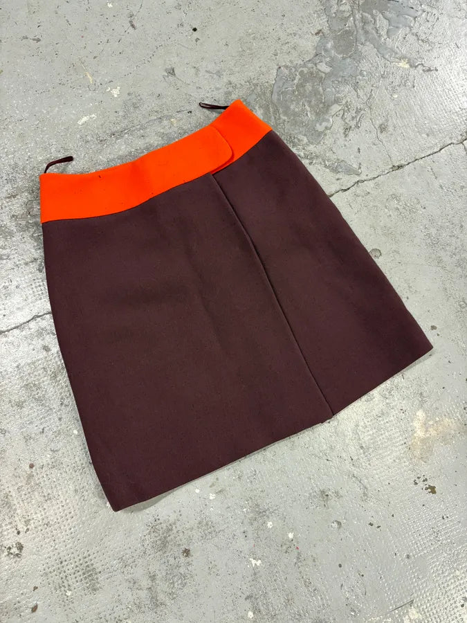 2000s Prada Purple & Orange Skirt RaiWCCN 4