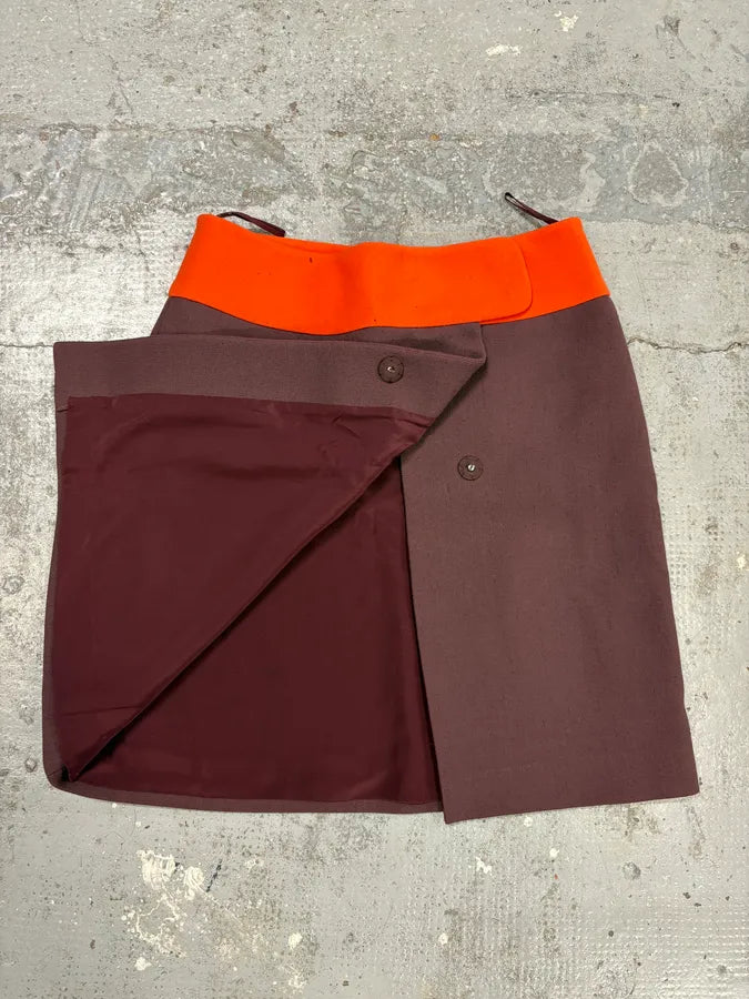 2000s Prada Purple & Orange Skirt RaiWCCN 7
