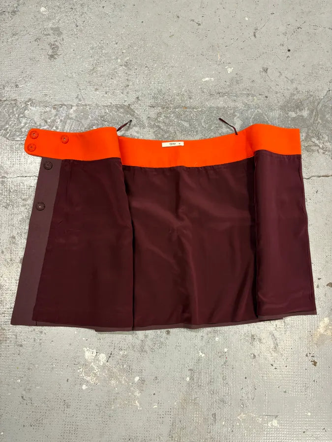 2000s Prada Purple & Orange Skirt RaiWCCN 8