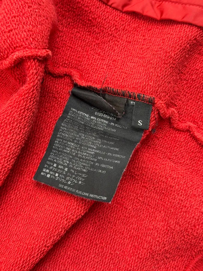 SS2003 Prada Red & Grey Zip-up Sweater xxRrjlJ 9