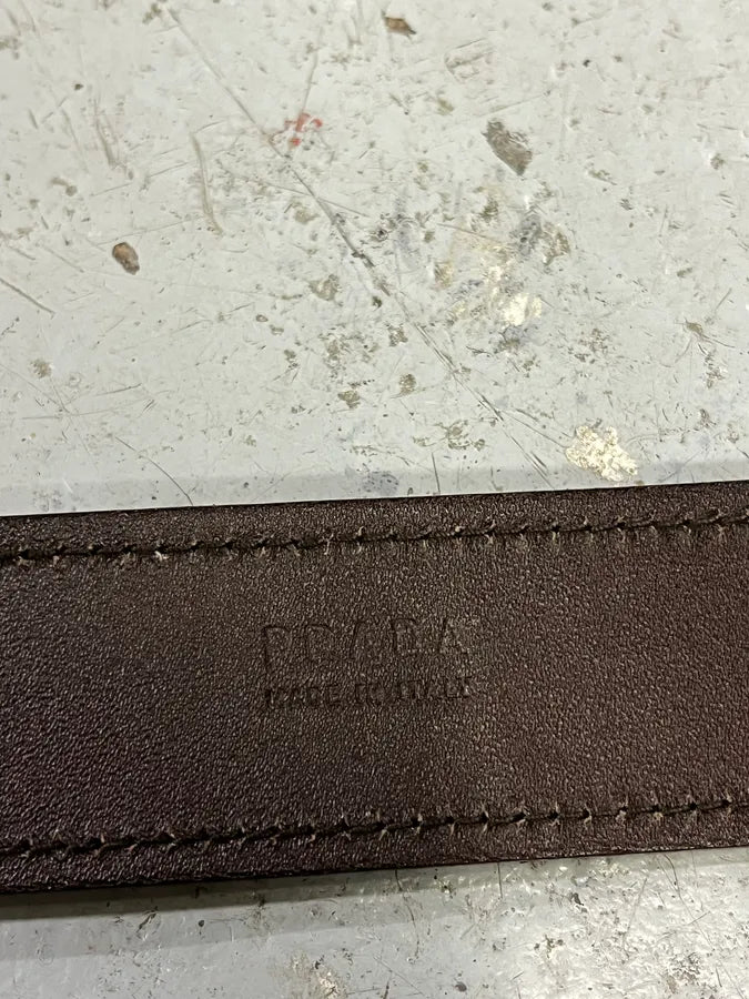 2000s Prada Red Glamour Leather Belt AJdQEjx 6