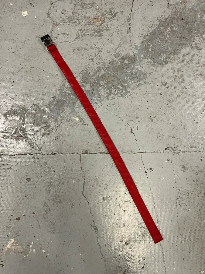 2000s Prada Red Leather Belt ZTTqtBL 6