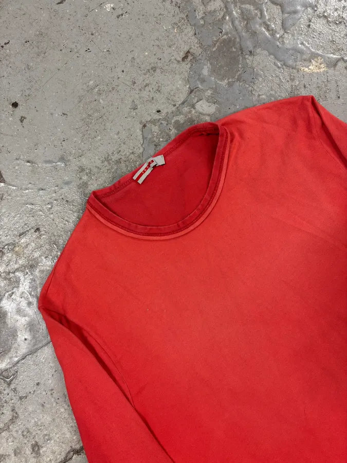 2000s Prada Red Linea Rossa Longsleeves (M) NcCHnQc 4
