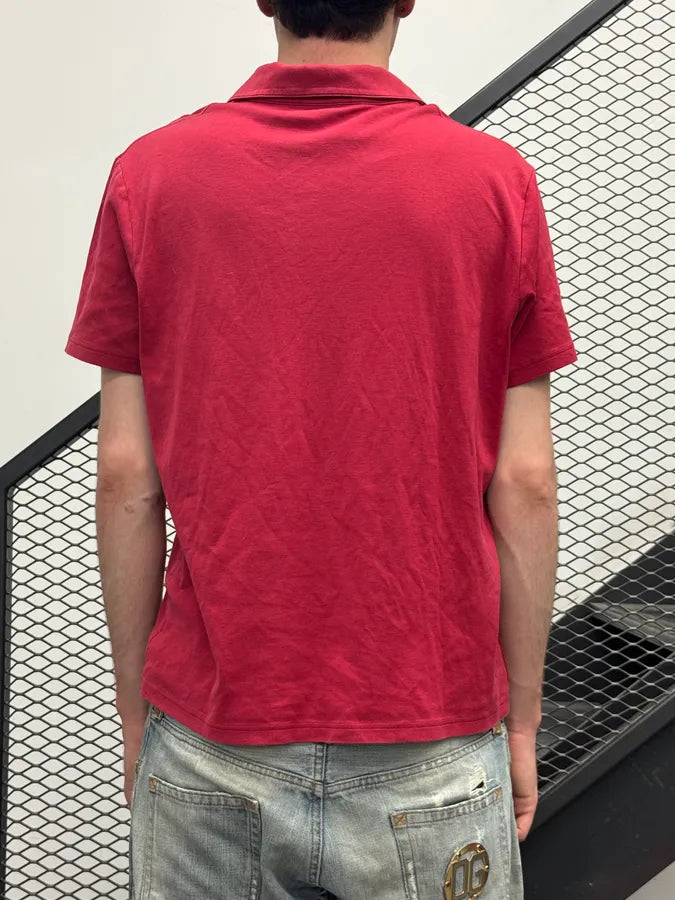 2000s Prada Linea Rossa Short Sleeves Polo Shirt aQcuzAh 2