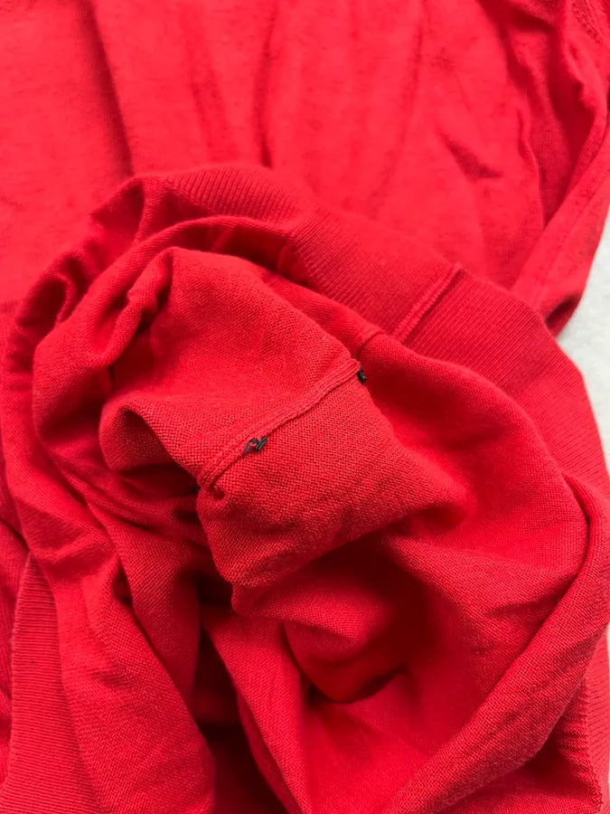 2000s Prada Red Minimalist Sweater KUykmom 8