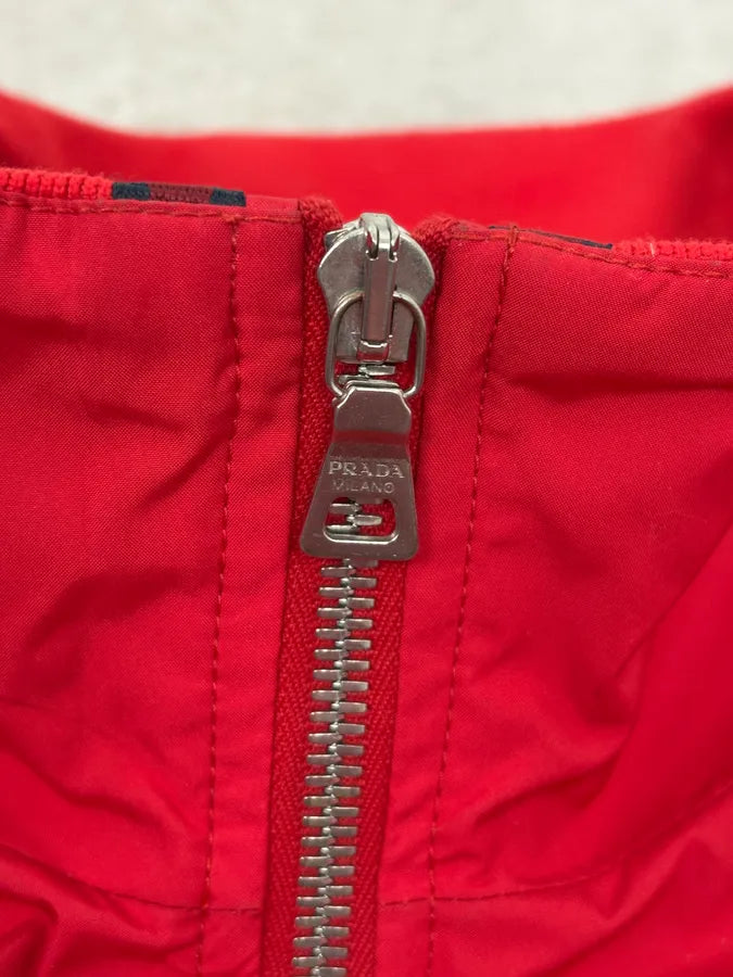 2000s Prada Red Nylon Linea Rossa Light Jacket eKFSDNc 8