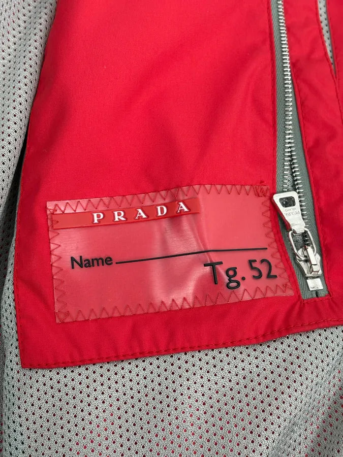 2000s Prada Red Nylon Linea Rossa Light Jacket eKFSDNc 10