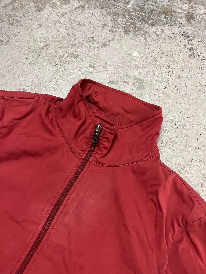 2000s Prada Red Nylon Windbreaker Jacket bgHtdWT 3