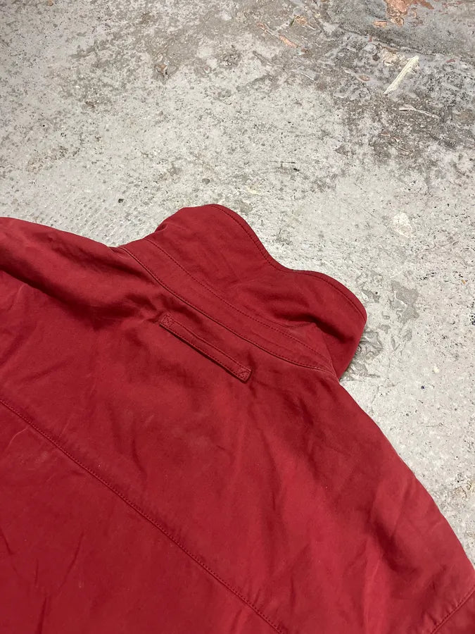 2000s Prada Red Nylon Windbreaker Jacket bgHtdWT 8