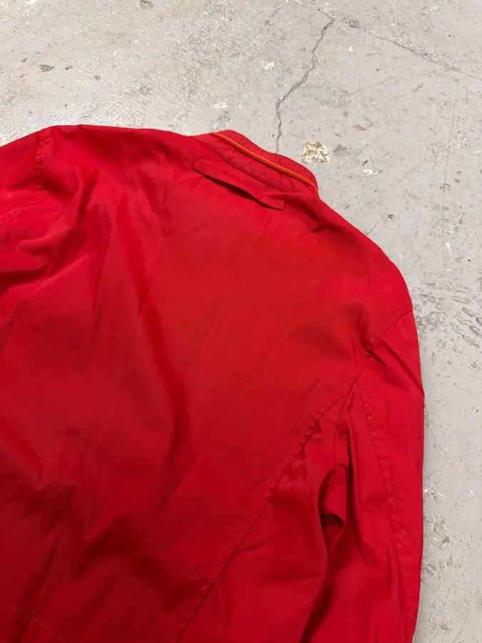 2000s Prada Red Orange Light Nylon Jacket (M/L) 4
