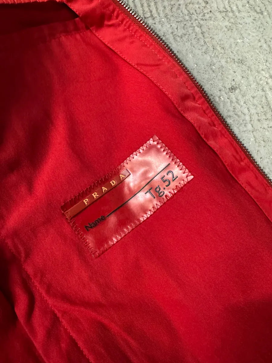 2000s Prada Red Orange Light Nylon Jacket (M/L) 7