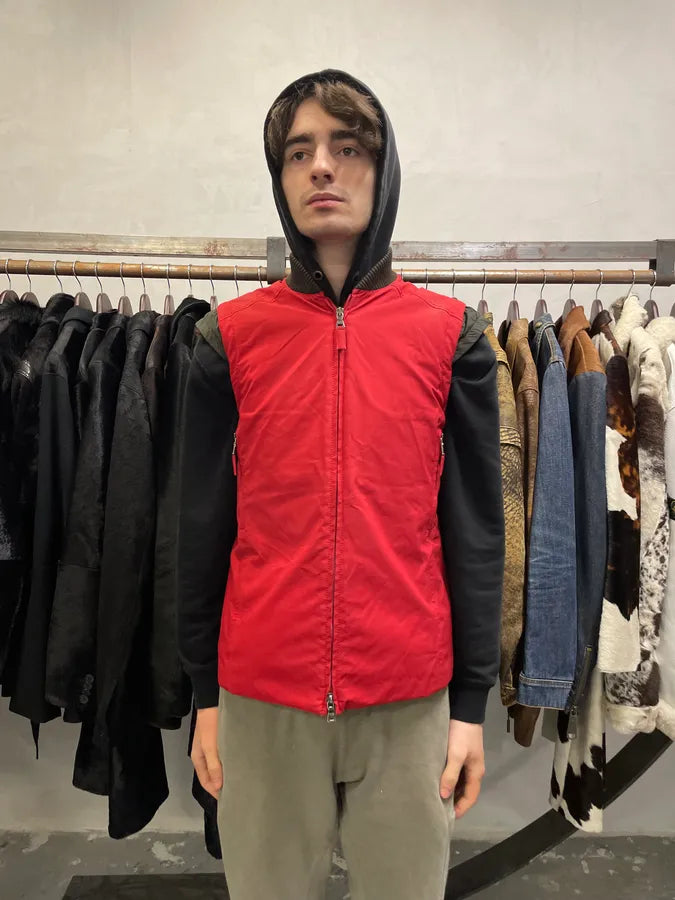 2000s Prada Red Ski Vest Jacket (S) 1