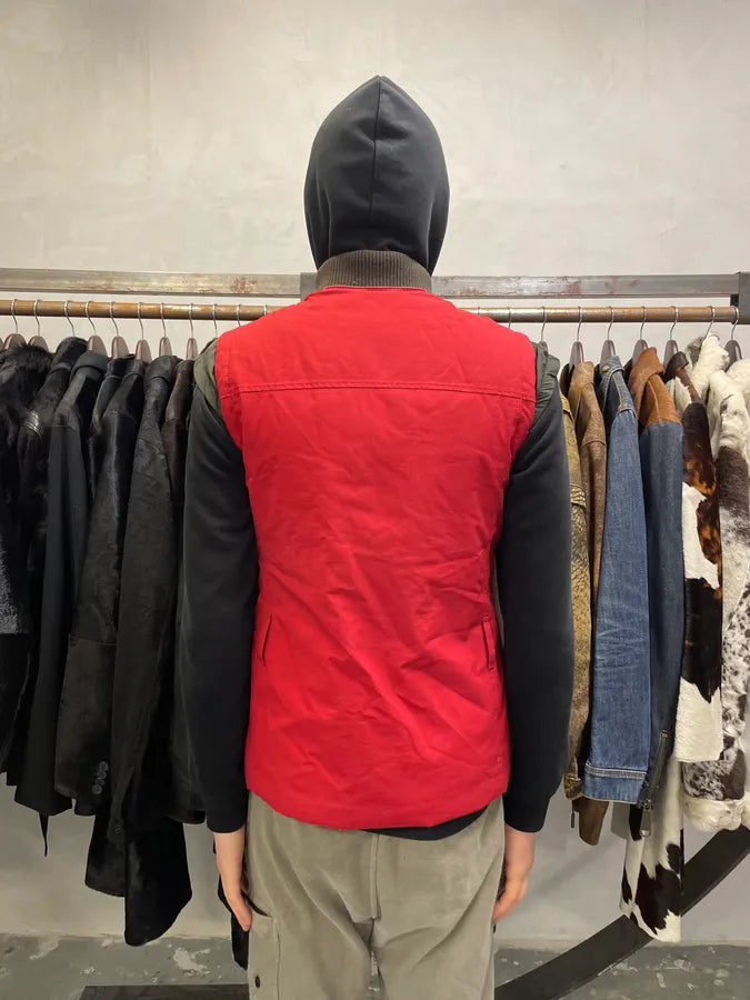2000s Prada Red Ski Vest Jacket (S) 2