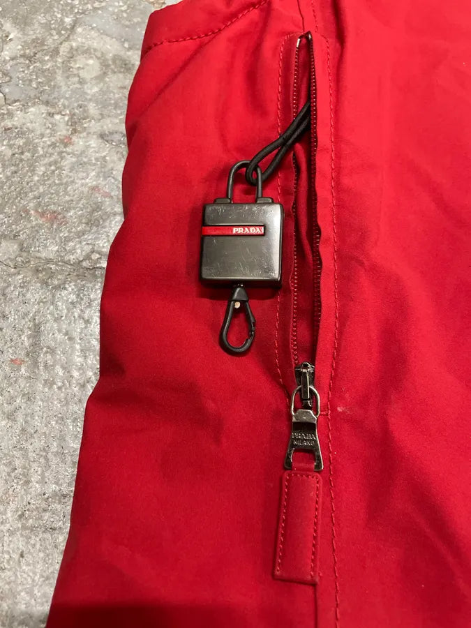 2000s Prada Red Ski Vest Jacket (S) 7