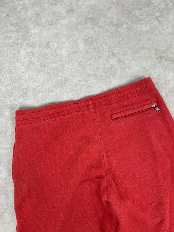 2000s Prada Red Zip-Pocket Jogger Pants pNrDFQL 7