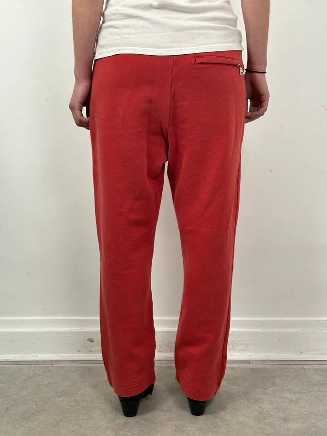 2000s Prada Red Zip-Pocket Jogger Pants pNrDFQL 2