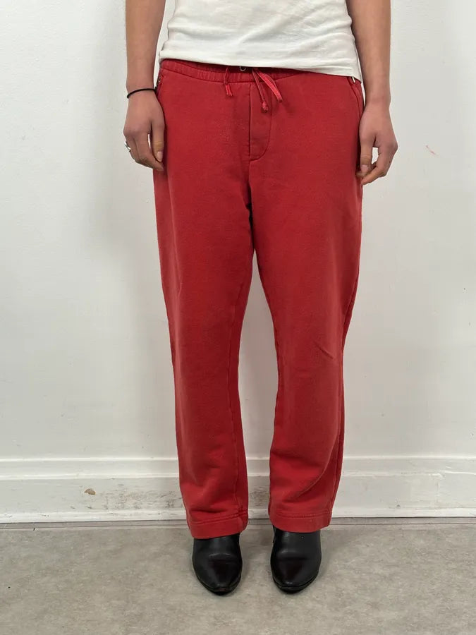2000s Prada Red Zip-Pocket Jogger Pants pNrDFQL 0