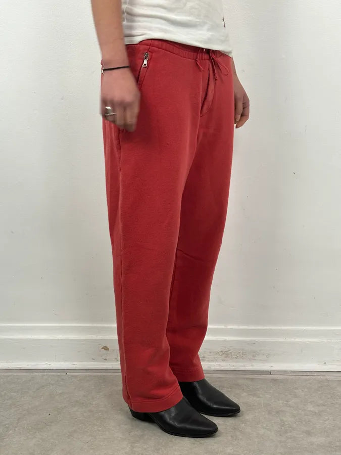 2000s Prada Red Zip-Pocket Jogger Pants pNrDFQL 1