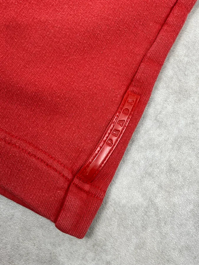 2000s Prada Red Zip-Pocket Jogger Pants pNrDFQL 10