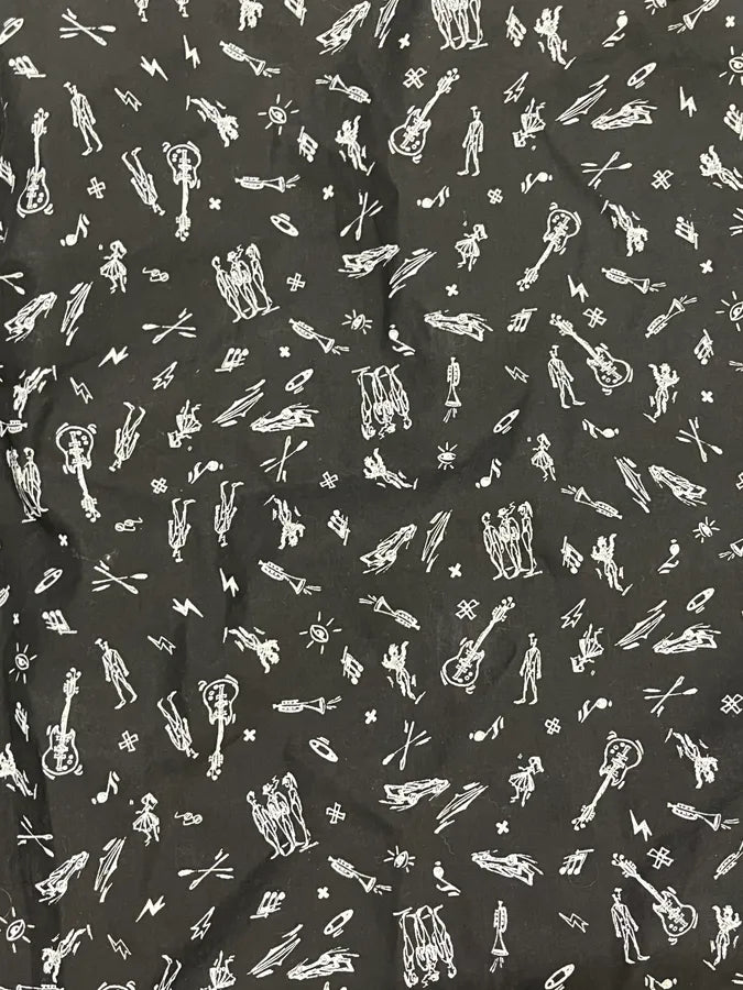 2000s Prada Rock Guitar Mafia Black Shirt sXBVmhl 10