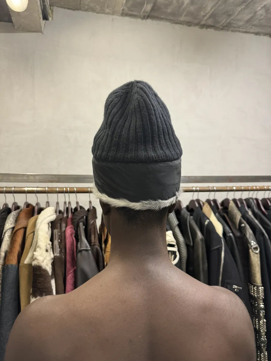 2000s Prada Russian Black Fur Wool Hat CioQOdv 2