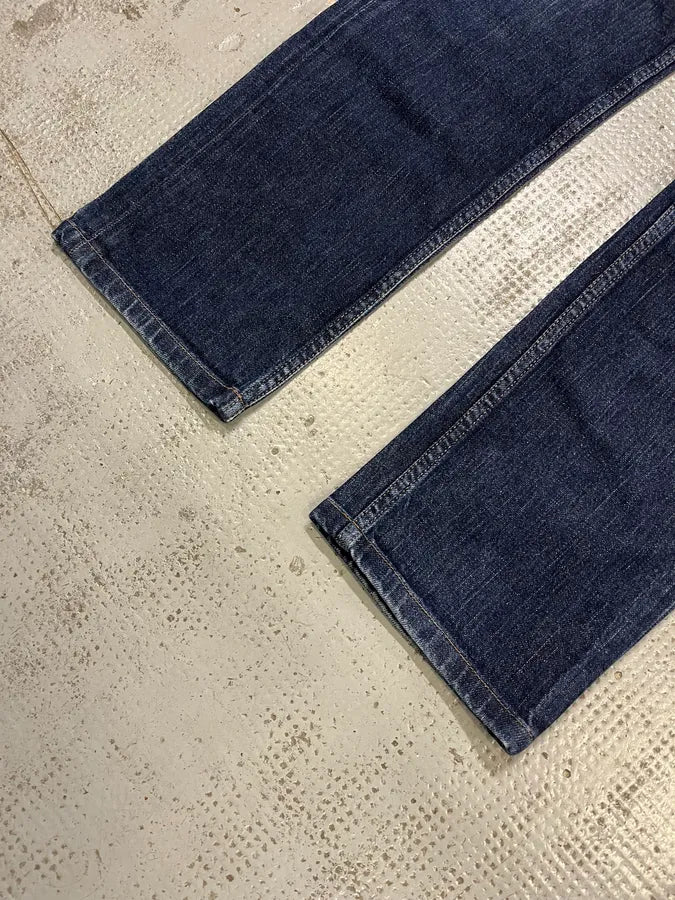 2000s Prada Slim Blue Denim Jeans AizbQie 7