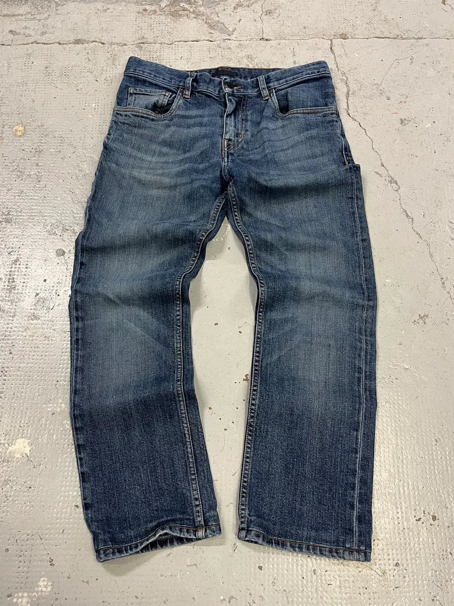 2000s Prada Slim Faded Blue Denim Jeans AtwAIyL 0