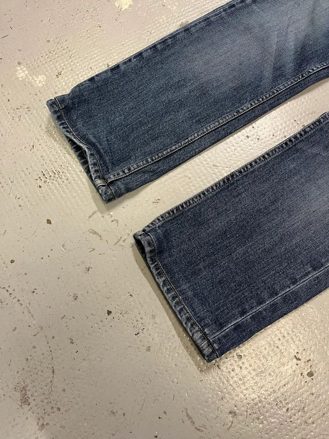 2000s Prada Slim Faded Blue Denim Jeans AtwAIyL 4