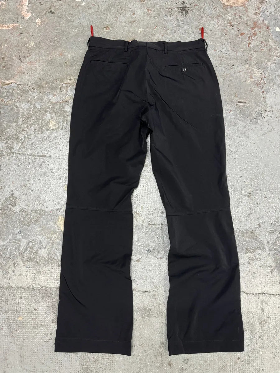 2000s Prada Sport Black Linea Rossa Zip Pants (M/L) VYErdUR 4