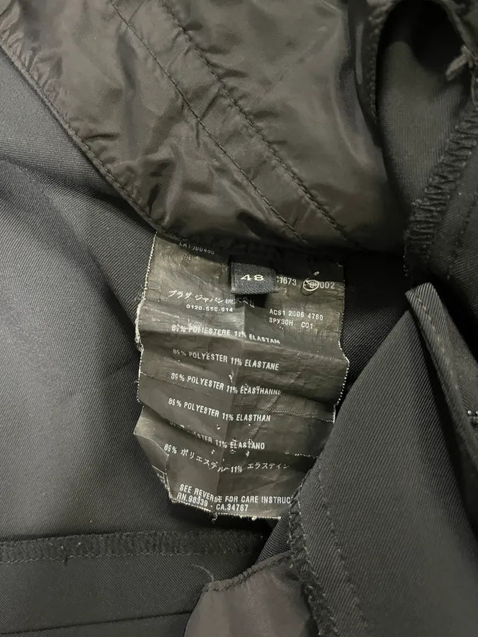 2000s Prada Sport Black Zip Pants (M) eUoNcez 10