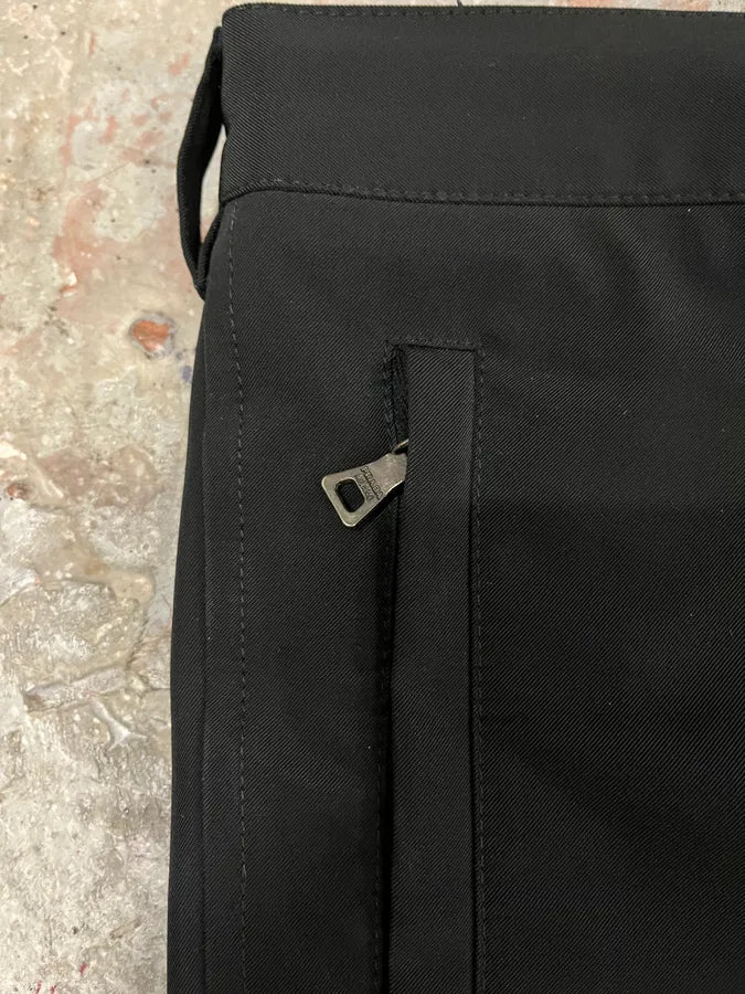 2000s Prada Sport Black Zip Pants (M) eUoNcez 7