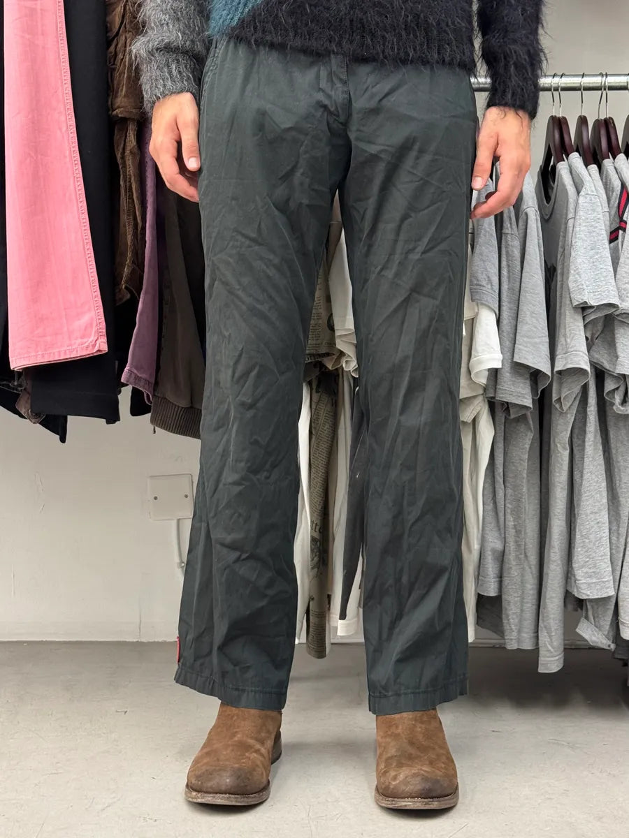 2000s Prada Sport Linea Rossa Black Nylon Pants AXsWHEi 1