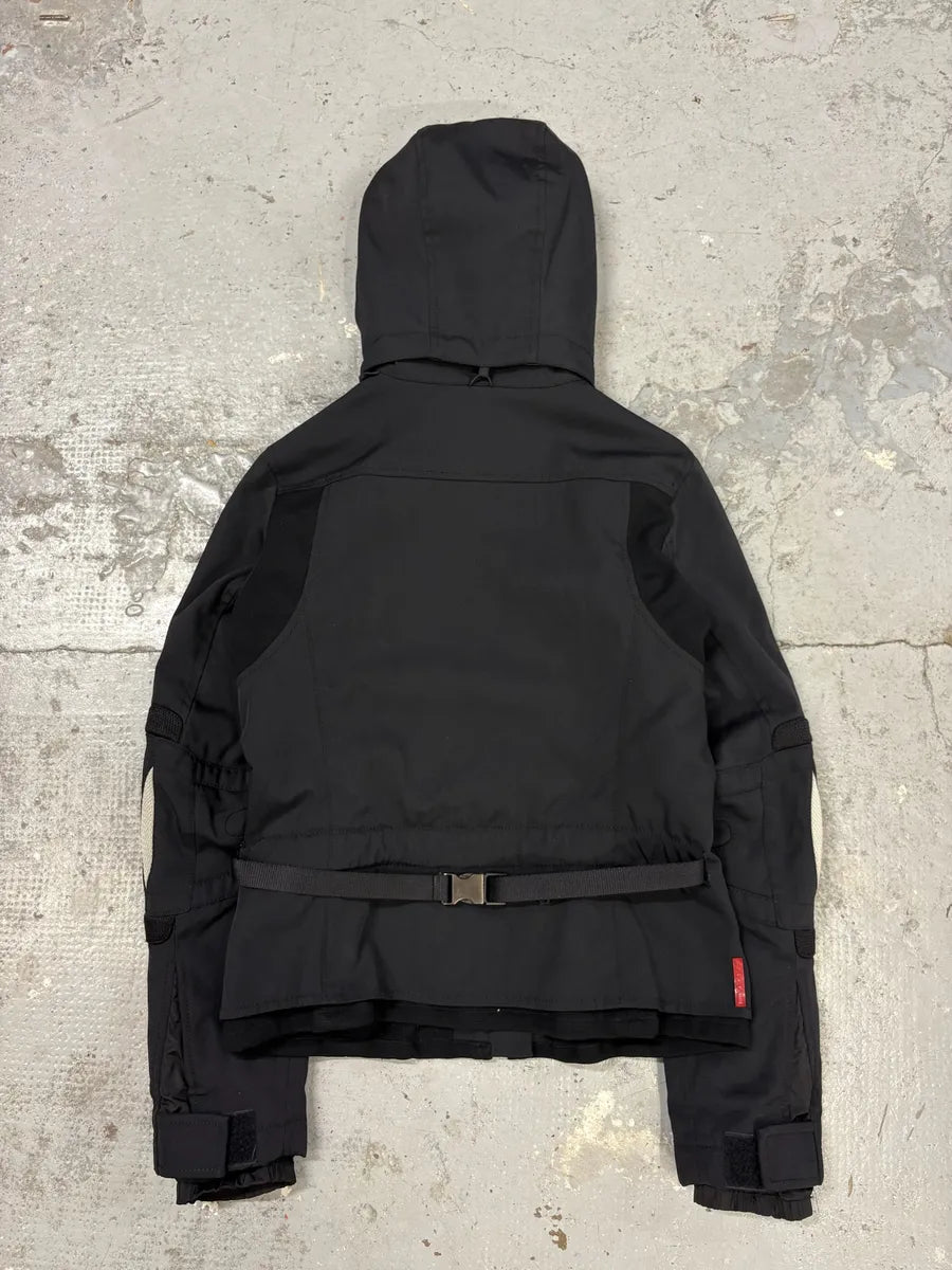 2000s Prada Sport Technical Padded Black Nylon Jacket pwaLxqI 1