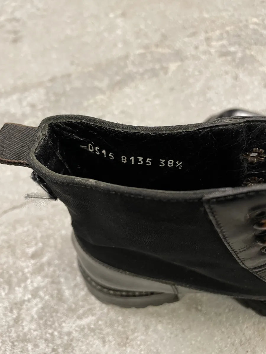 2000s Prada Strap Black Boots  (39.5eu/us6.5) 2