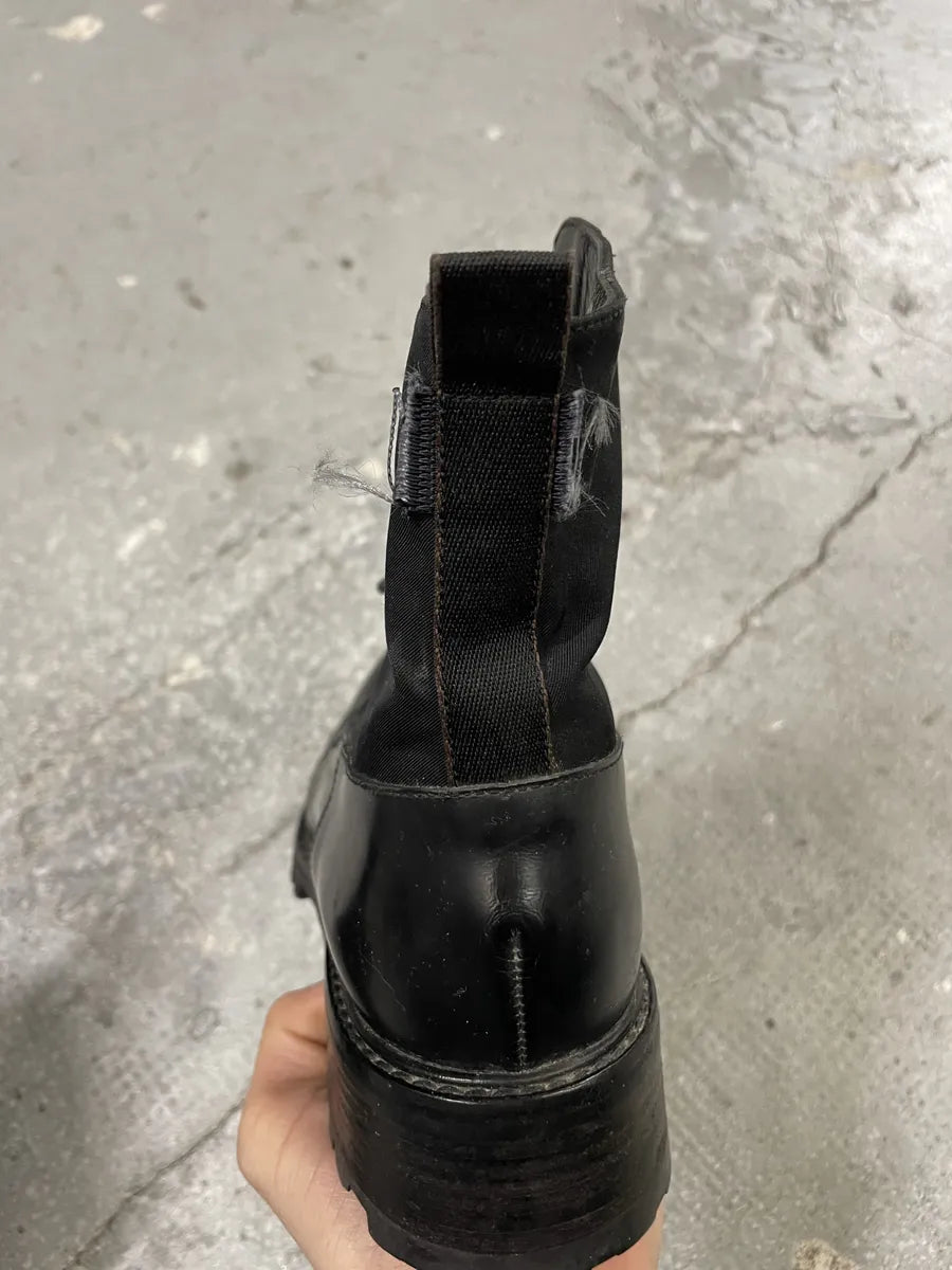 2000s Prada Strap Black Boots  (39.5eu/us6.5) 6